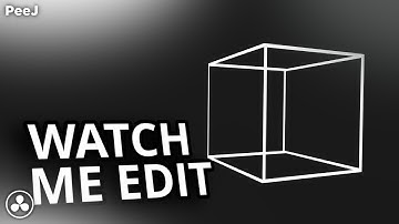 Watch me edit the Cube (RAW Reupload of Cube transition tut)