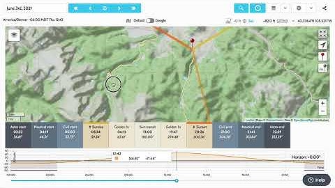 Using Photo Ephemeris Web, Part 1: Basics
