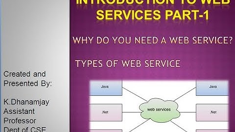 Introduction to Web Services Part-1