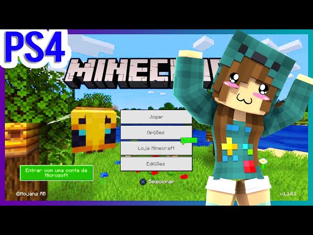 Como Jogar Minecraft com Outras Plataformas (PS4/Xbox/Pc/Mobile) 