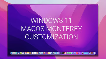 How To Make Windows 11 Look Like MacOS Monterey | MacOS Theme For Windows 11