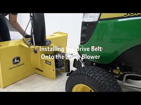 How to Install the 44” 100 Series Snow Blower | John Deere Lawn Tractors