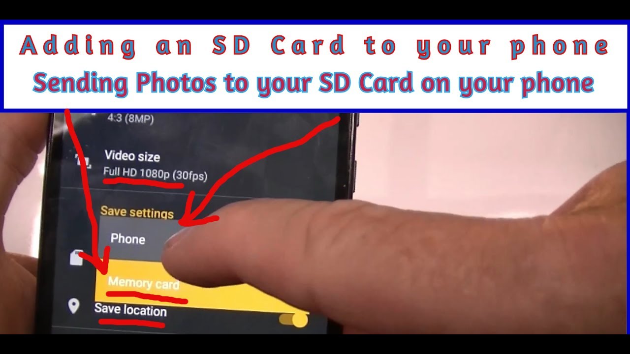 How to Add an SD Card to a phone that doesn't have an SD Card Slot on the outside - YouTube