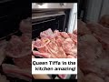 Amazing queen tiffah in the kitchen