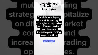Diversify Your Trading Strategies | Trading