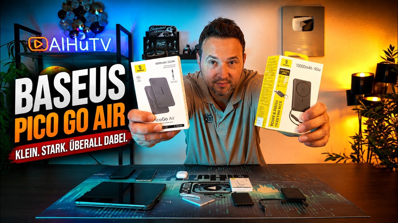 Thumbnail: Baseus PicoGo Air - Maximale Energie im Mini-Format - REVIEW
