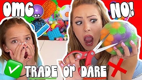 TRADE OR DARE ~ EXTREME FIDGET TRADING CHALLENGE ❌✅🤯