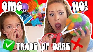 TRADE OR DARE ~ EXTREME FIDGET TRADING CHALLENGE ❌✅🤯