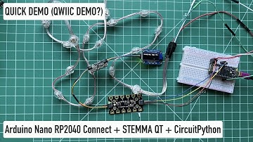 Arduino RP2040 CircuitPython STEMMA QT Testing Demo