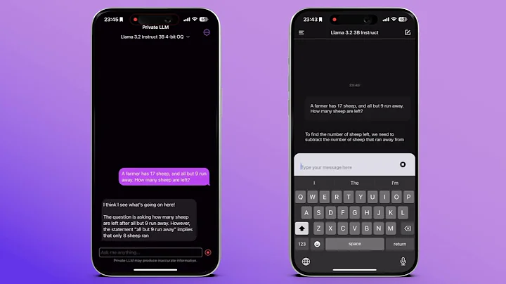 PocketPal AI vs. Private LLM: A Reasoning Test with Llama 3.2 3B