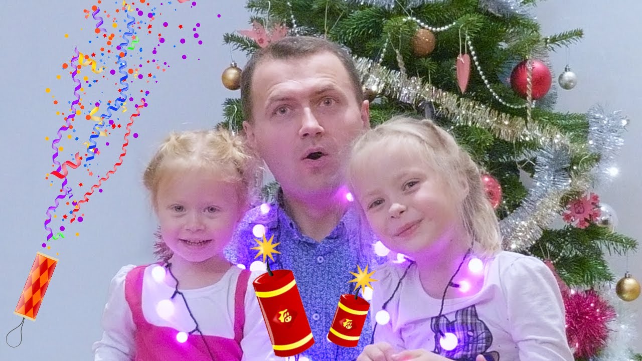 Masha and Xenia buy and decorate the most beautiful Christmas Tree