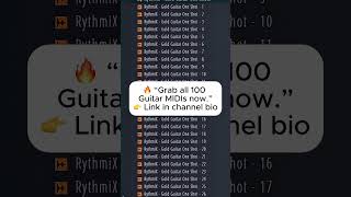 This Guitar Kit is Pure Heat! 🥵🔥 #GuitarMIDIKit #GuitarOneShotKit