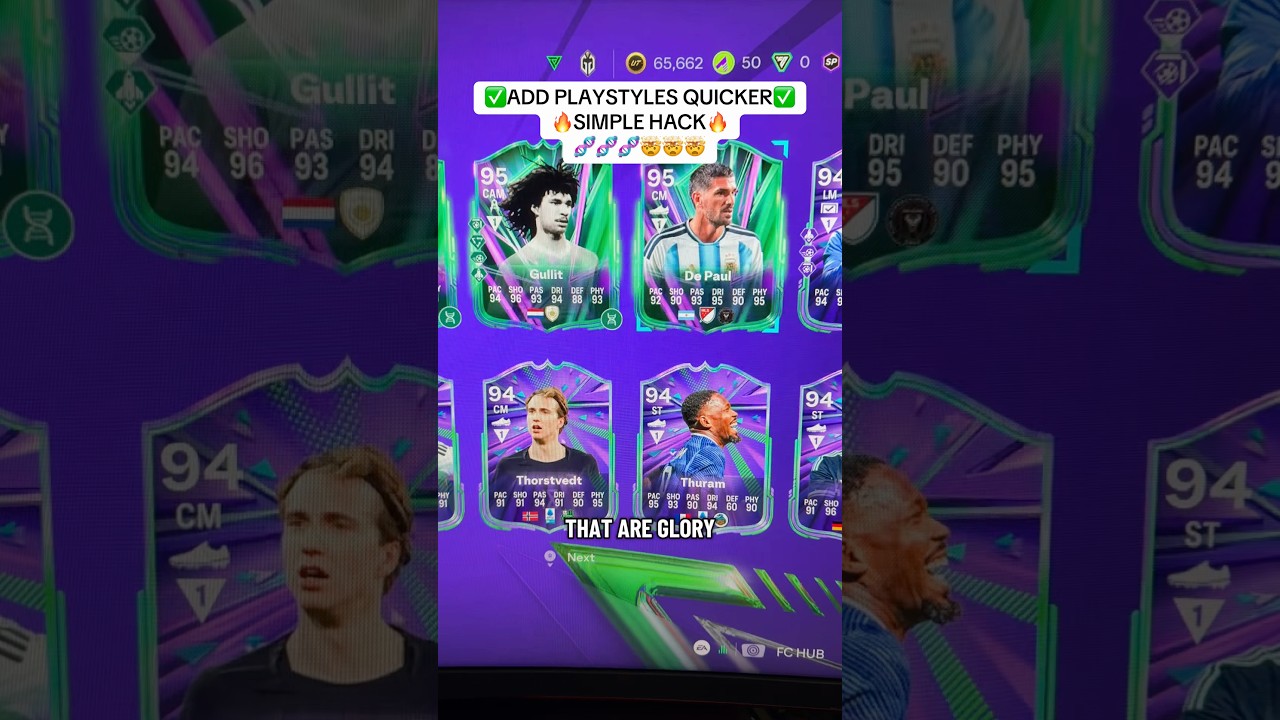 HOW TO ADD PLAYSTYLE+ QUICKER!✅🧬🤯🔥 #fifa #fifaultimateteam #fc26 #eafc #ultimateteam #shorts