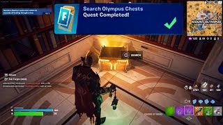 How to EASILY Search Olympus Chests in Fortnite locations Quest!
