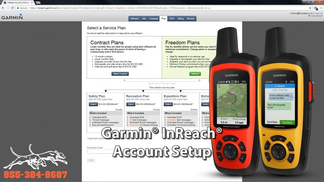 Set up your Garmin inReach Satellite Communicator YouTube
