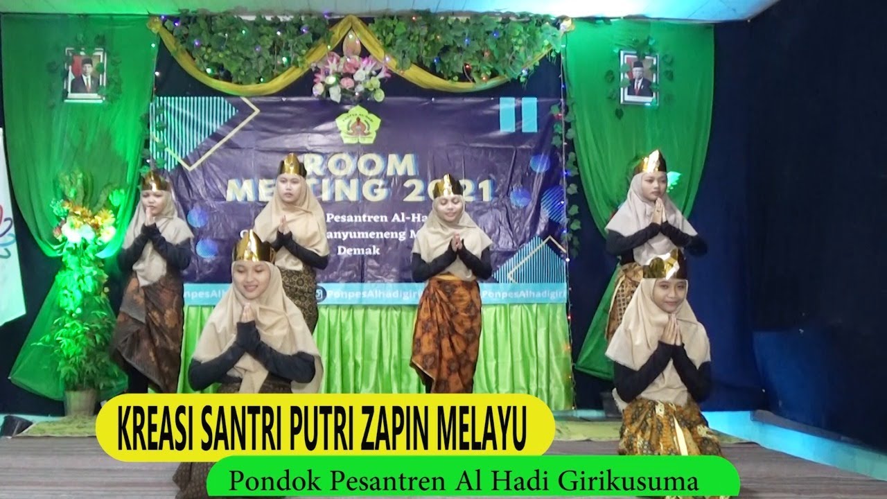 Kreasi Zapin Melayu || Santri Putri Pondok Pesantren Al Hadi Girikusuma