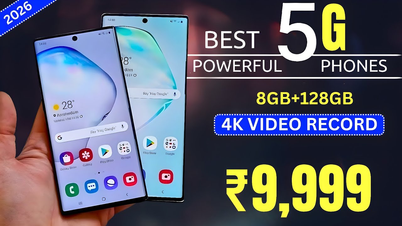 Top 5 Best ALLROUNDER 5G Phones under 10000 in 2026 | Best 5G Mobile ...