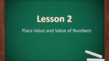 Place Value and Value of a Digit in Numbers up to 100 000