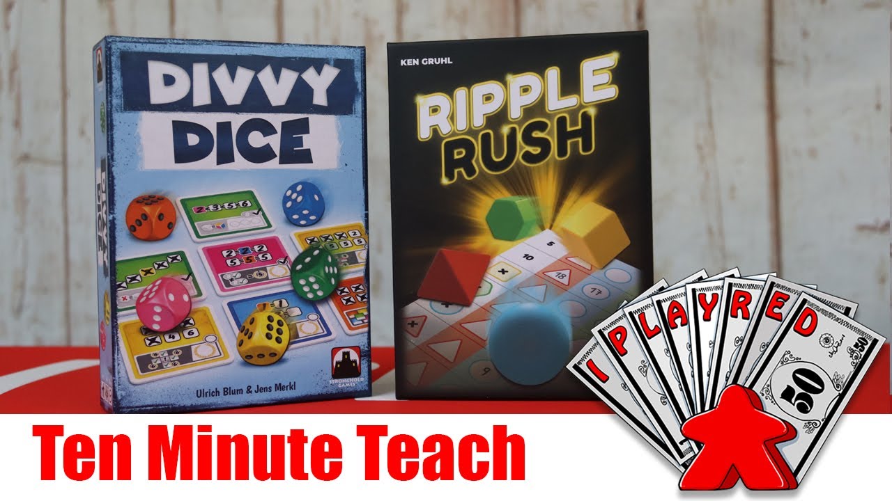 Divvy Dice and Ripple Rush - RollNWrite