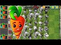 Pvz 2 Discovery - All Pea Plants &amp; Intensive Carrot Vs All Zombies