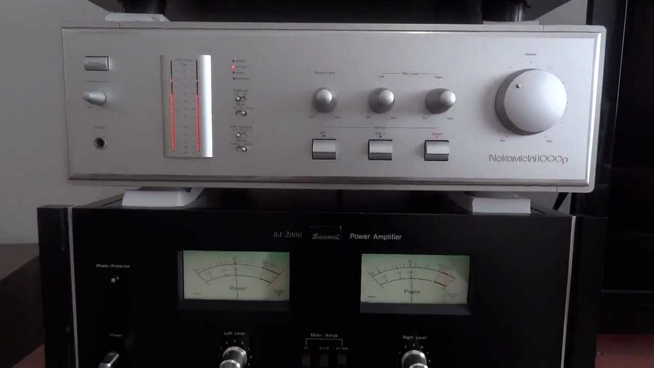 JAPANESE 70S VINTAGE HIFI SANSUI BA2000 & 80S DAC NAKAMICHI 1000P