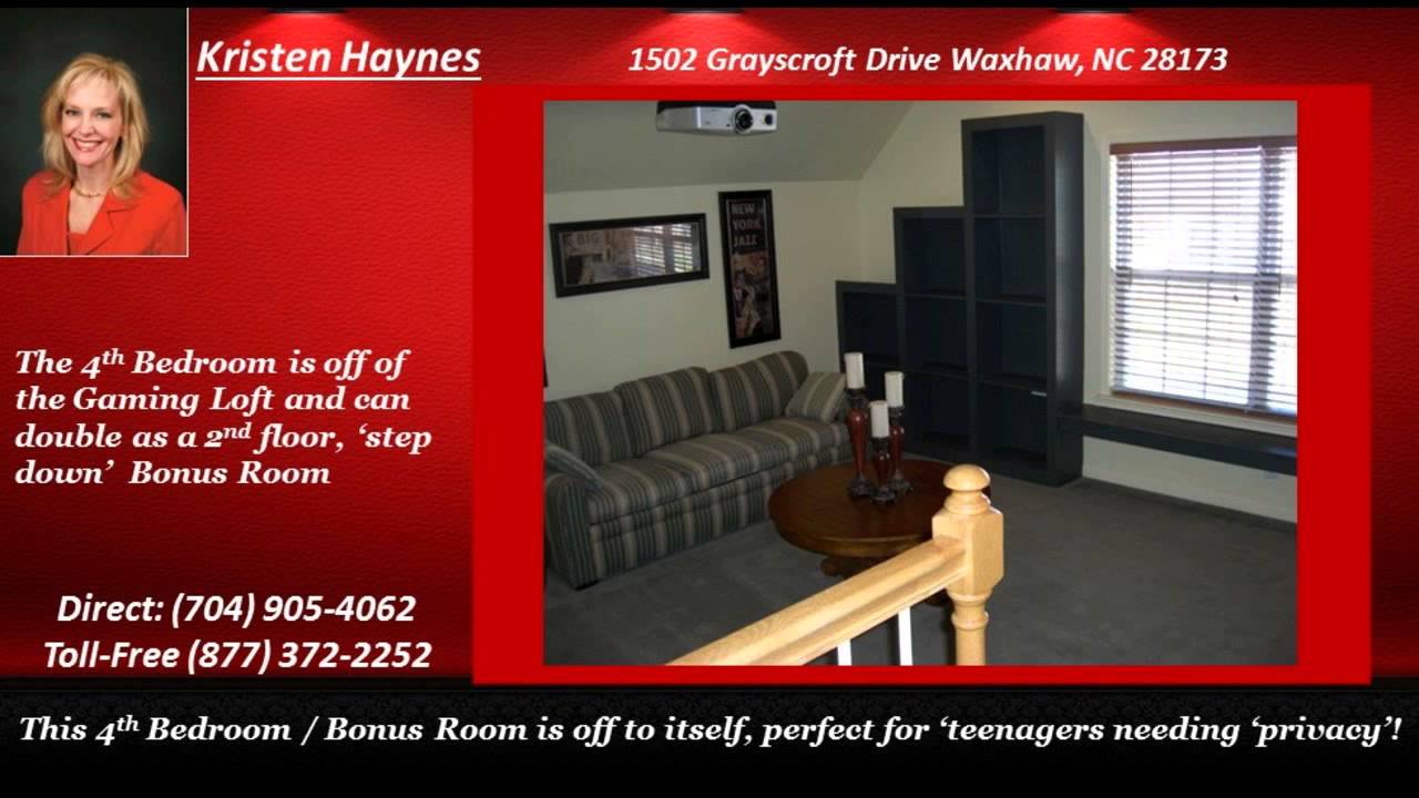 5 Bedroom 4 Bath Home For Sale in Hunter Oaks in Waxhaw, NC 28173 YouTube