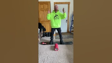 FOAM ROLLER SNOWBOARD HACK (on sale now- link in description) #snowboard #snowboarding