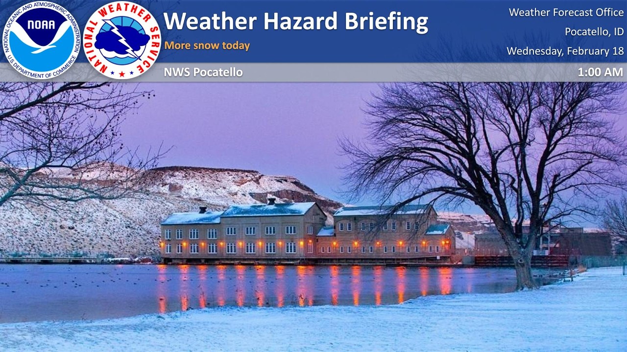 02/18/26 Hazard Briefing - More snow today - YouTube