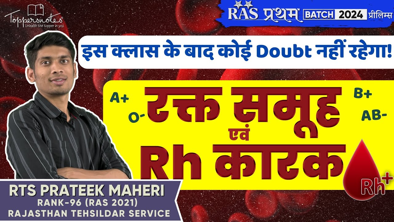 Science & Tech By RTS Prateek Maheri ( RAS 2021) | ToppersNotes