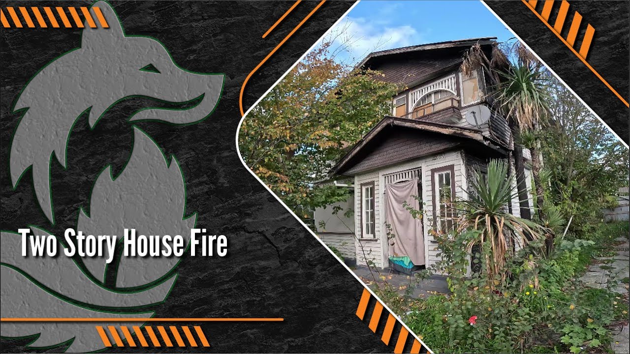Two Story House Fire - YouTube