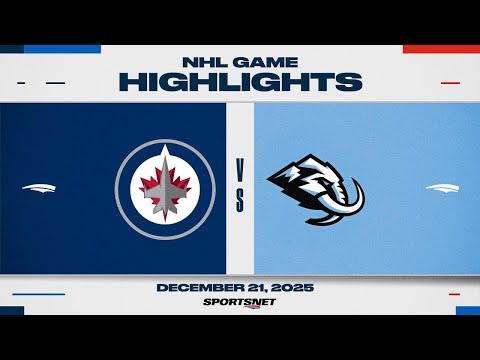 NHL Highlights Jets Vs Mammoth December 21 2025 