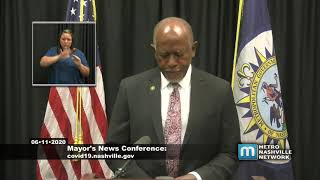 06/11/20 Mayor John Cooper News Conference