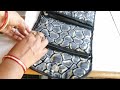 How To Make Triple Zipper Purse For Ladies || DIY Triple Zipper Purse #VasundharaTrends#