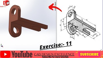 Solidworks practice exercises for beginners || solidworks tutorial for beginners exercise