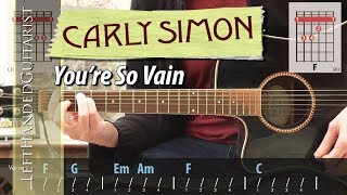 Carly Simon - You're So Vain | guitar lesson