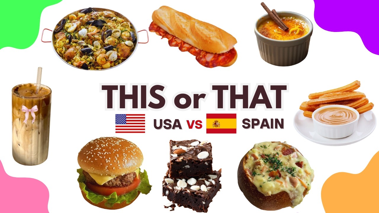США против Испании: решающая кулинарная битва 🍔🥘🔥 | Это или то