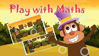 Monkey Math School Sunshine THUP Game! Most Educational Games for Learning Math screenshot 1