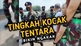 TNI Ada-Ada Aja... !! Aksi Lucu Prajurit Tentara Ejek Atasan