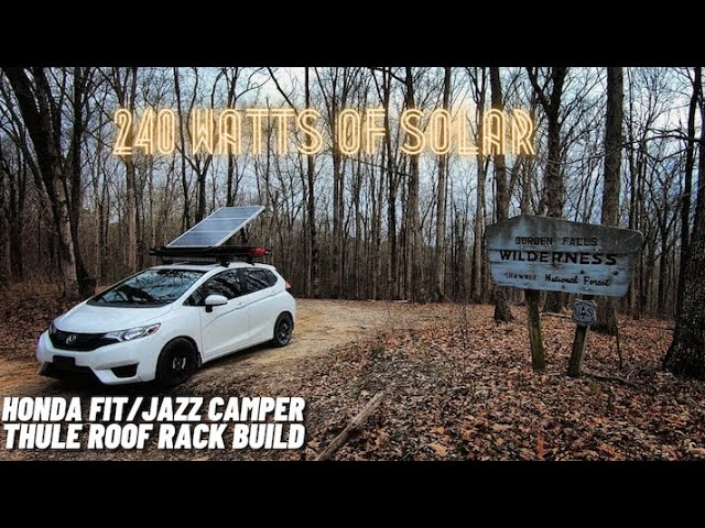 TentBox car roof tent on a Honda Jazz hatchback