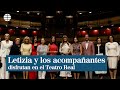 La reina Letizia y los acompañantes de los líderes de la Cumbre disfrutan en el Teatro Real