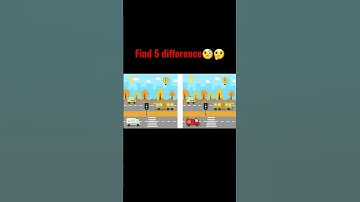 Find 5 Difference #shorts #youtubeshorts #viral #find #trova #puzzle #difference