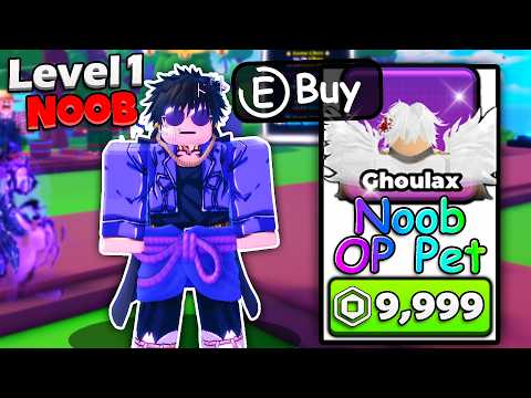 Thumbnail for Starting as Noob with OP PET in Noob Incremental Roblox!