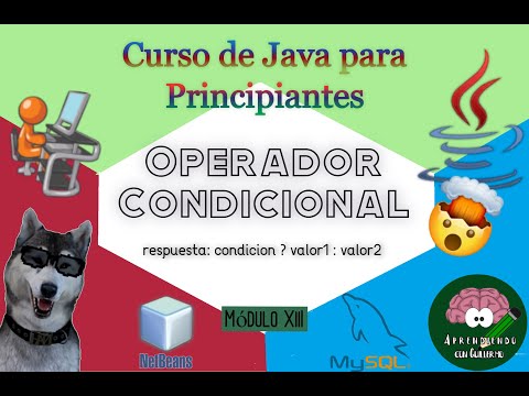 Video #28 - Java.- Operador Condicional o Ternario | Aprendiendo