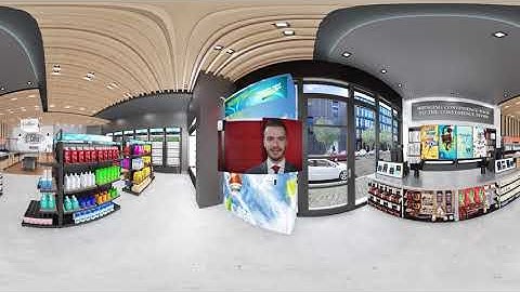 Convenience Store of the future -360 video
