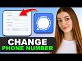 How to Change Phone Number in Signal in 2026