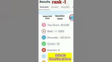 SSC GD # Reasoning Mock Test # Rank -1 # #sscaspirants # Sandeep sir # most Follow Rwa # 💯Rwastudent