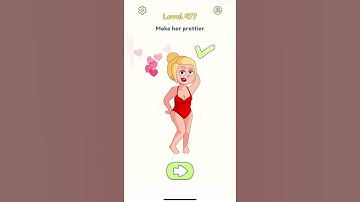 DOP2: Delete One Part 🤩😍🥰😍Make her prettier😘😘😘😘Level 477🤩😍🥰😍 #shorts #youtubeshorts