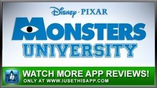 Monsters University - Iphone App - Disney Mobile App Review