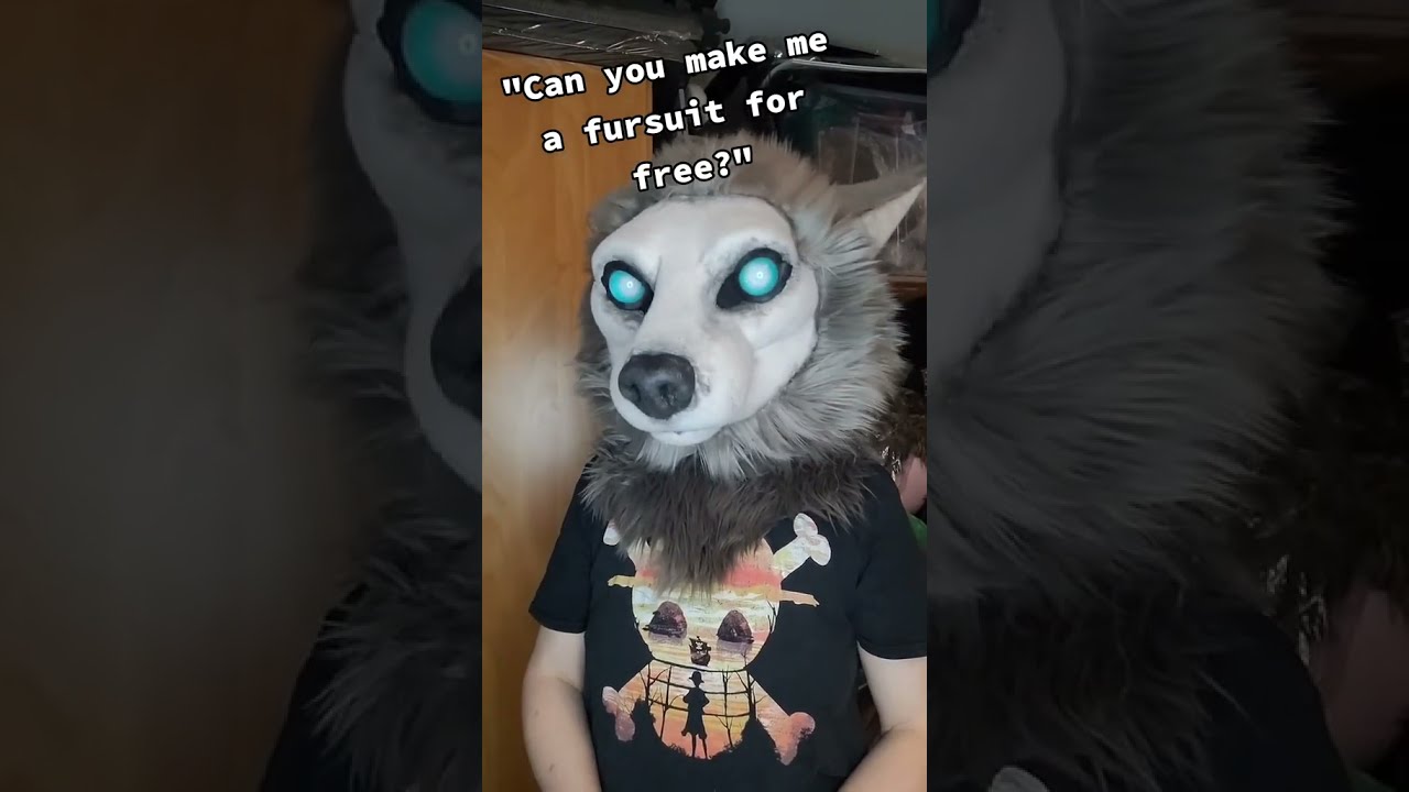 When You Ask For A Free Fursuit Fursuitmaker Furry Skullsuit Notaskulldog