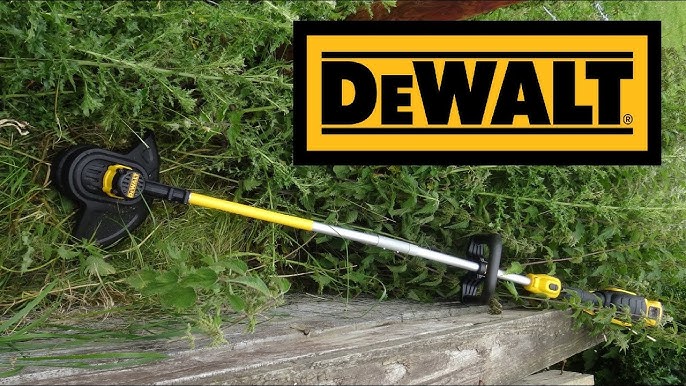 insulator udvikling Blive Dewalt DCM561 18v Cordless Strimmer / Weed Wacker Demonstration and How to  install the guard - YouTube